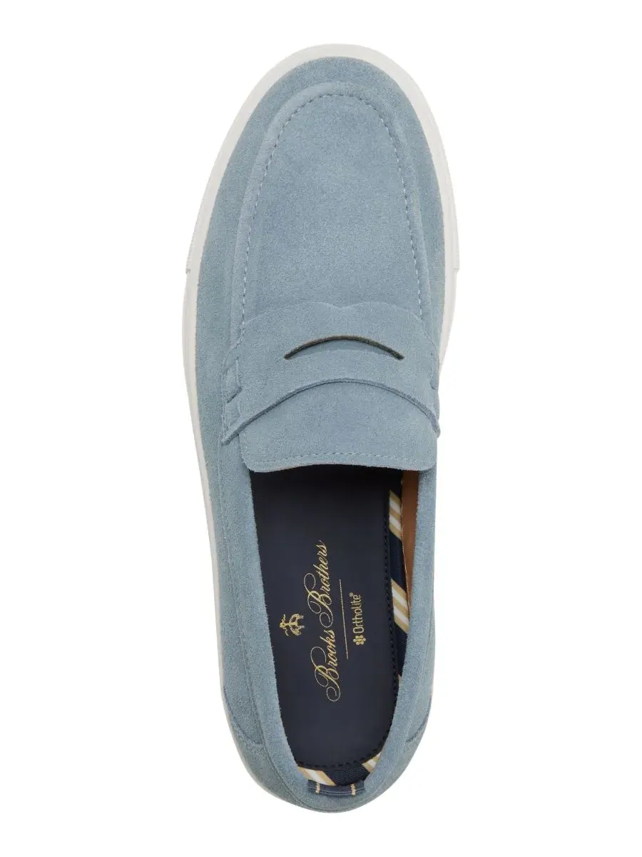 Мужские лоферы Canton без шнурков Brooks Brothers — изображение 4 из 9, синий