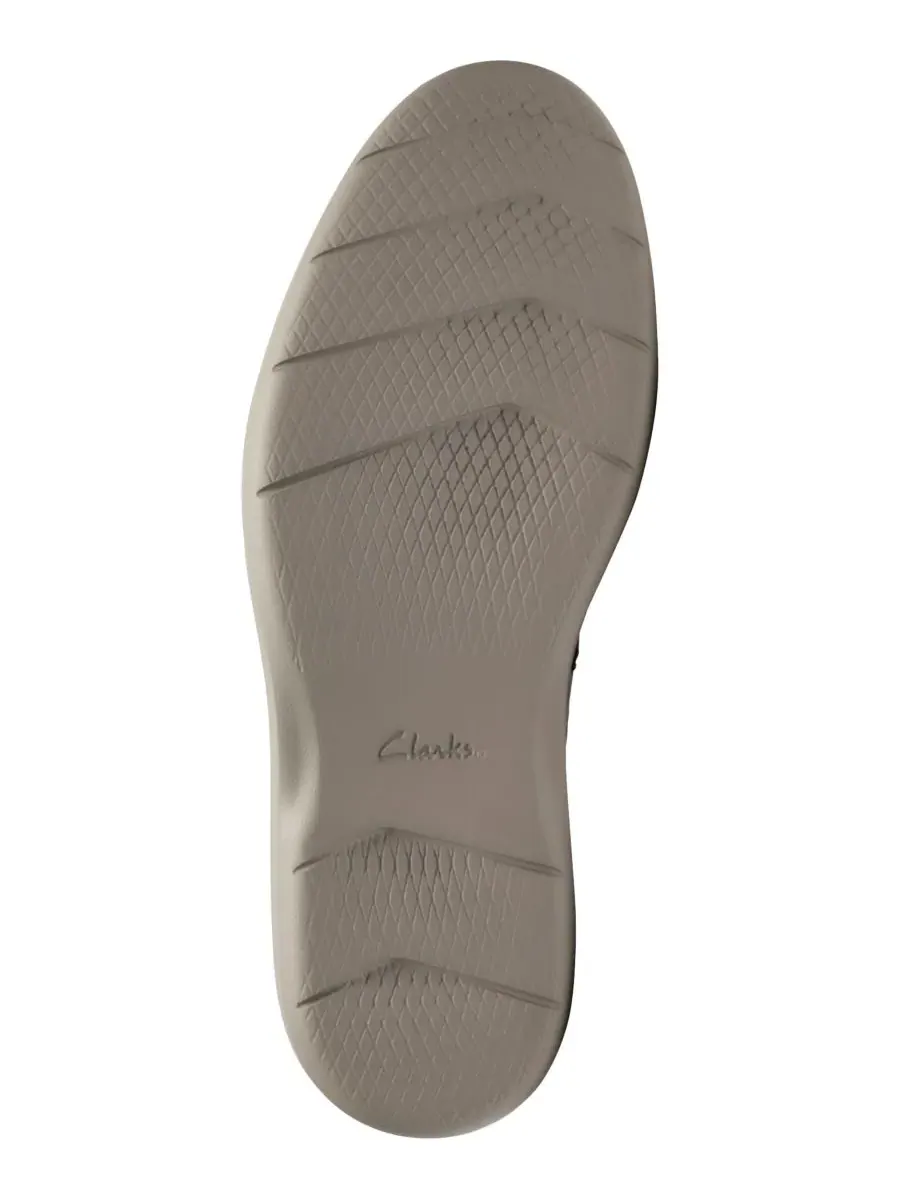 Лоферы мужские Clarks без шнурков, кожаные — изображение 5 из 6, черный