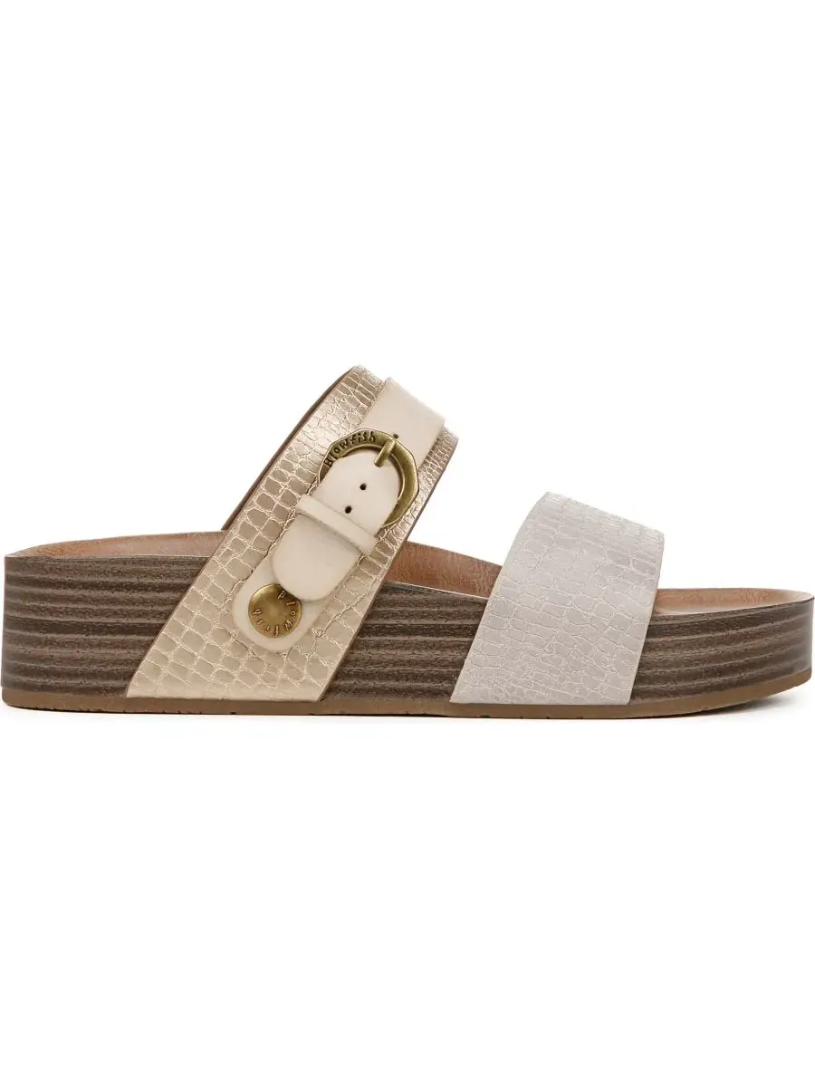 Женские сандалии-шлепанцы Marge Blowfish Malibu, белыйsand reptile faux leather — изображение 2 из 5