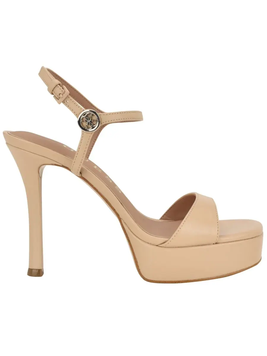 Женские сандалии на платформе и шпильке Hendora GUESS — изображение 2 из 5, натуральный