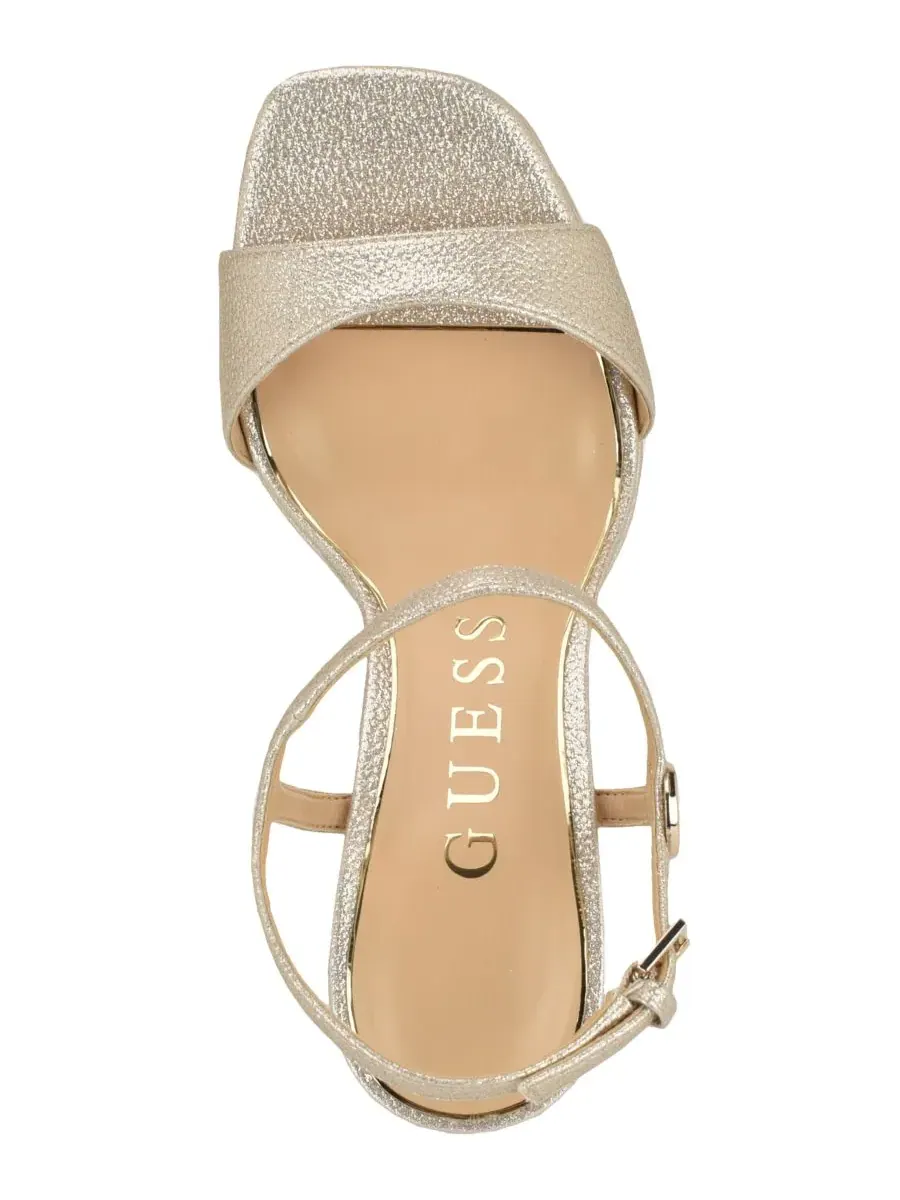 Женские сандалии на платформе и шпильке Hendora GUESS — изображение 4 из 5, золотистый