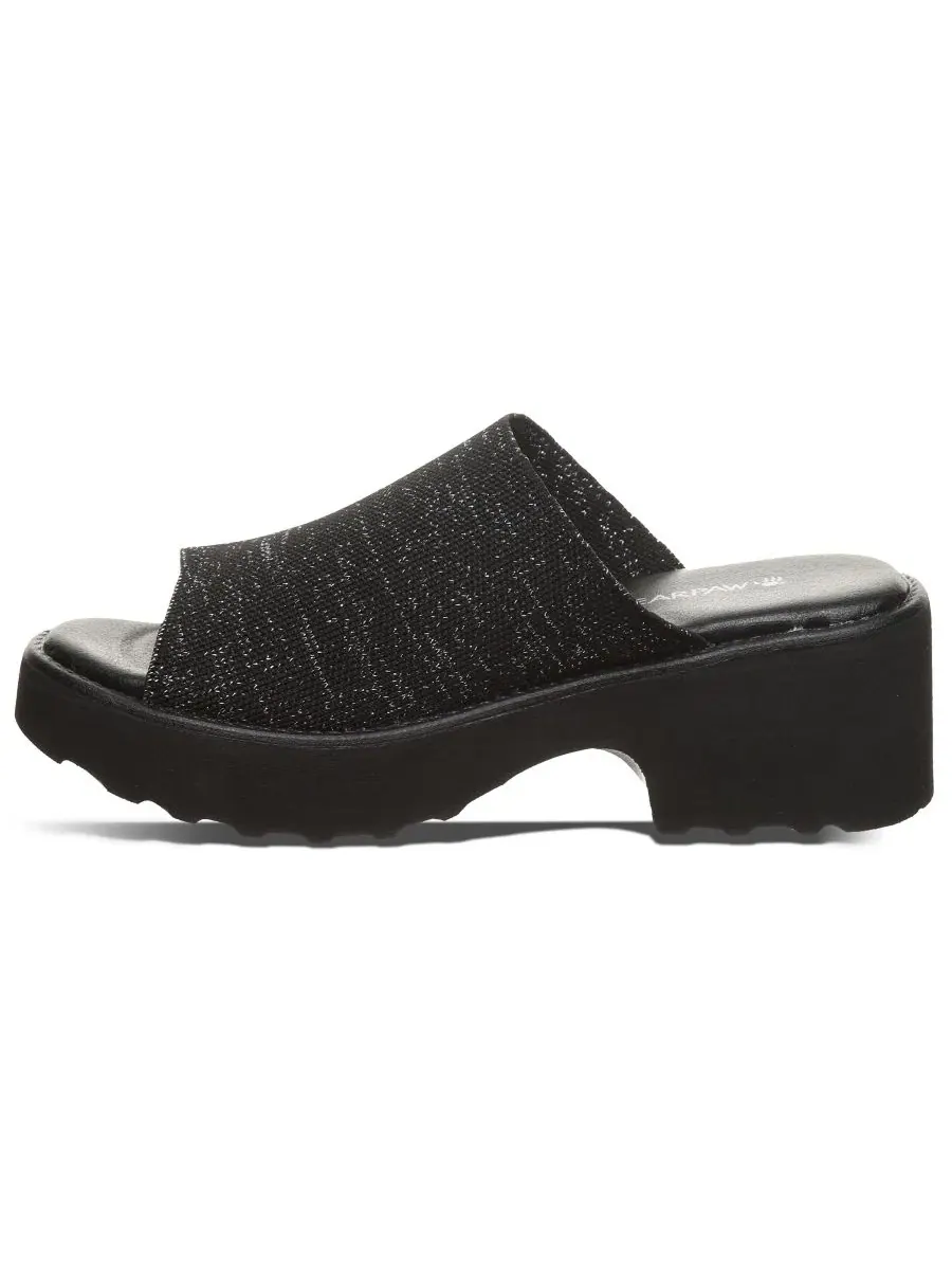 Женские сандалии на платформе Blanche BEARPAW — изображение 5 из 5, черный металлик