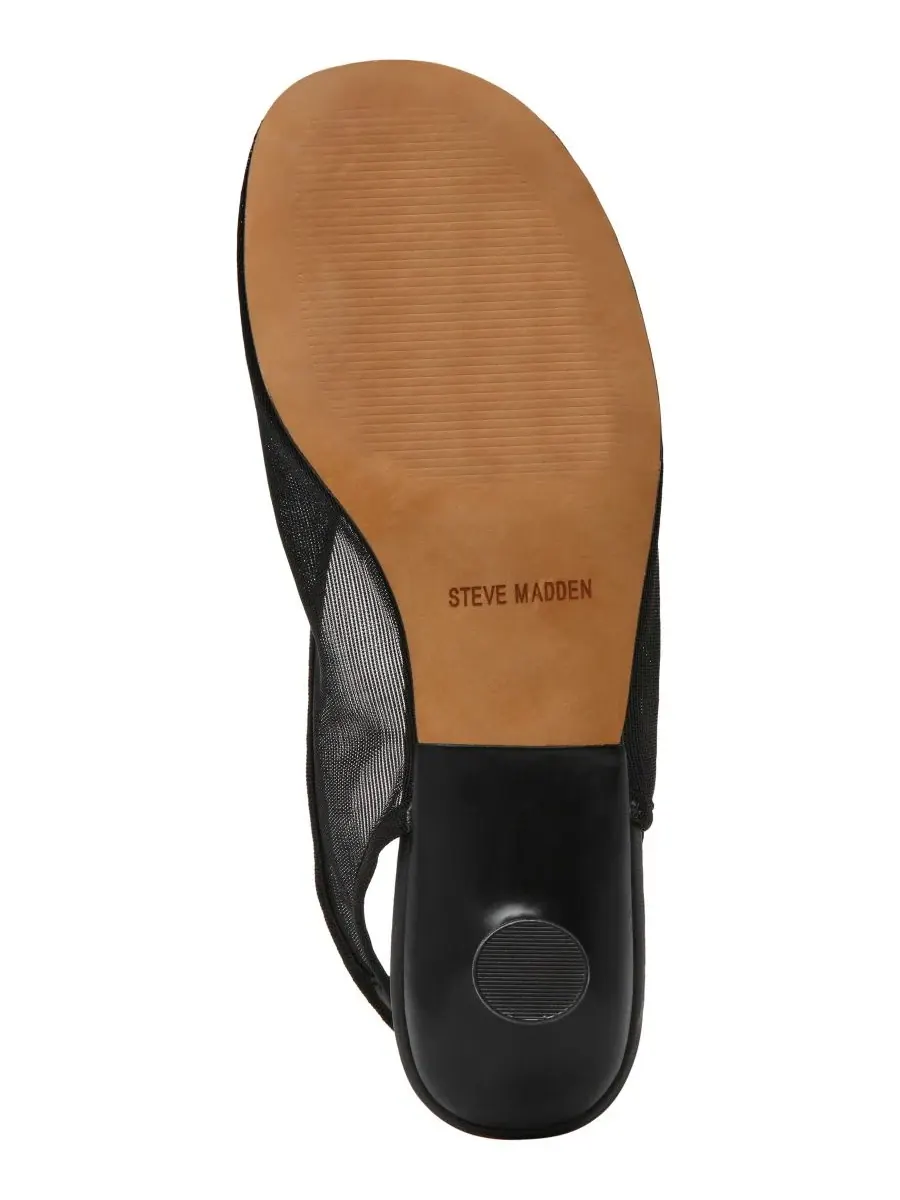 Женские туфли-лодочки Xtra Mesh с открытой пяткой Steve Madden — изображение 5 из 6, черный