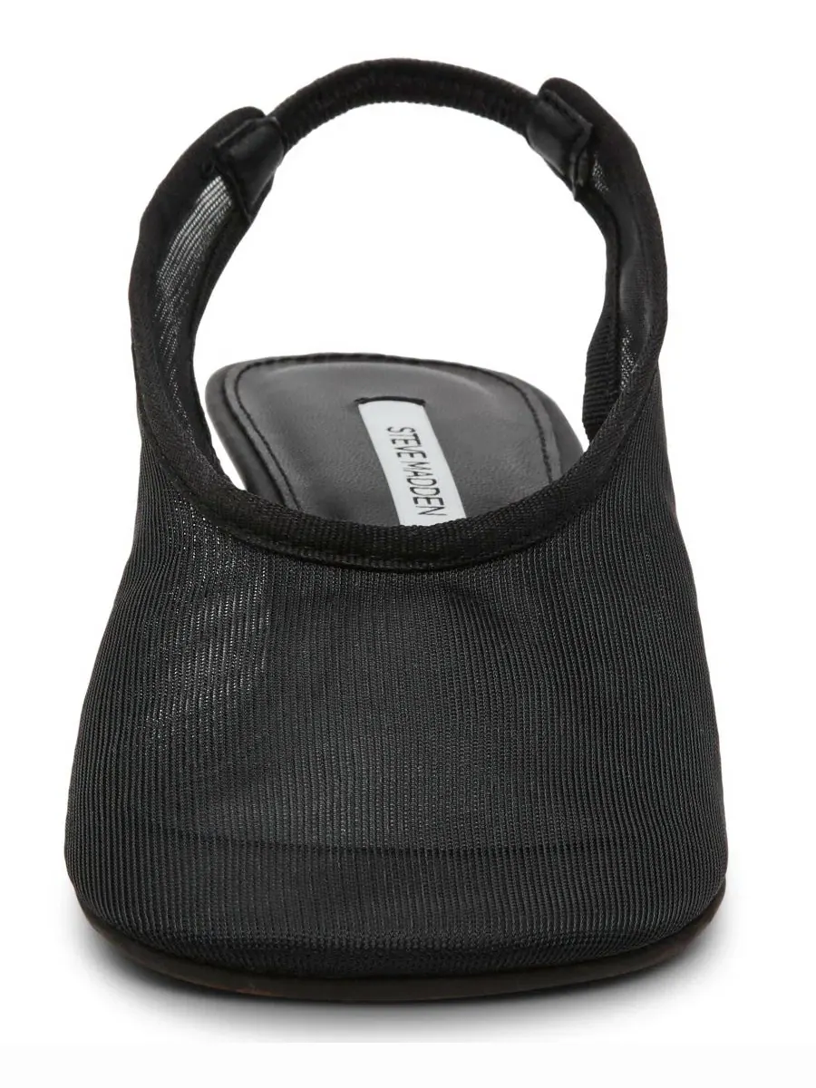 Женские туфли-лодочки Xtra Mesh с открытой пяткой Steve Madden — изображение 6 из 6, черный