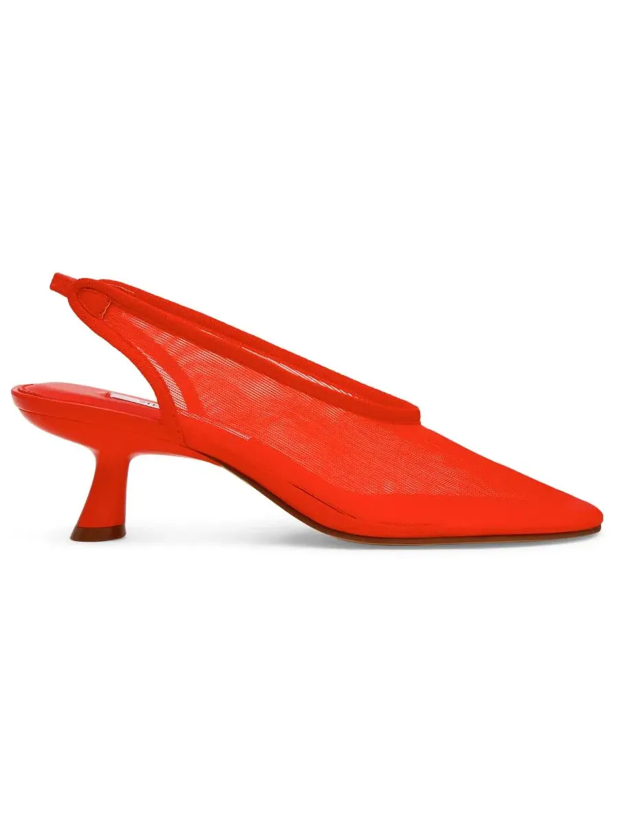 Женские туфли-лодочки Xtra Mesh с открытой пяткой Steve Madden — изображение 2 из 6, красный