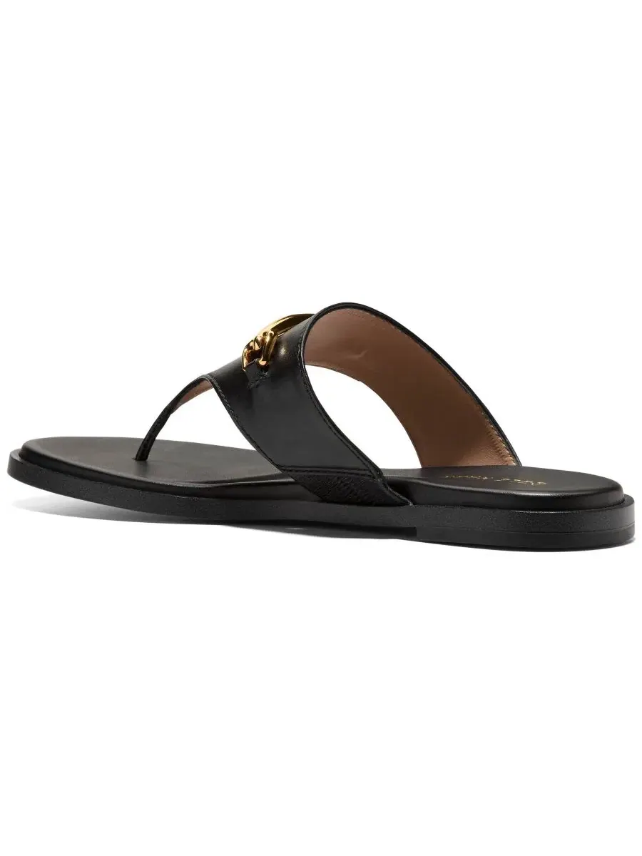 Женские сандалии-вьетнамки Flynn Cole Haan — изображение 3 из 7, черный