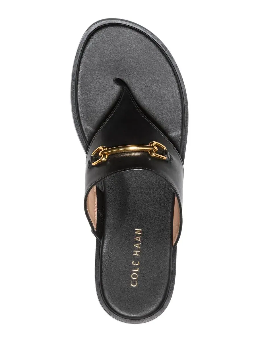 Женские сандалии-вьетнамки Flynn Cole Haan — изображение 4 из 7, черный
