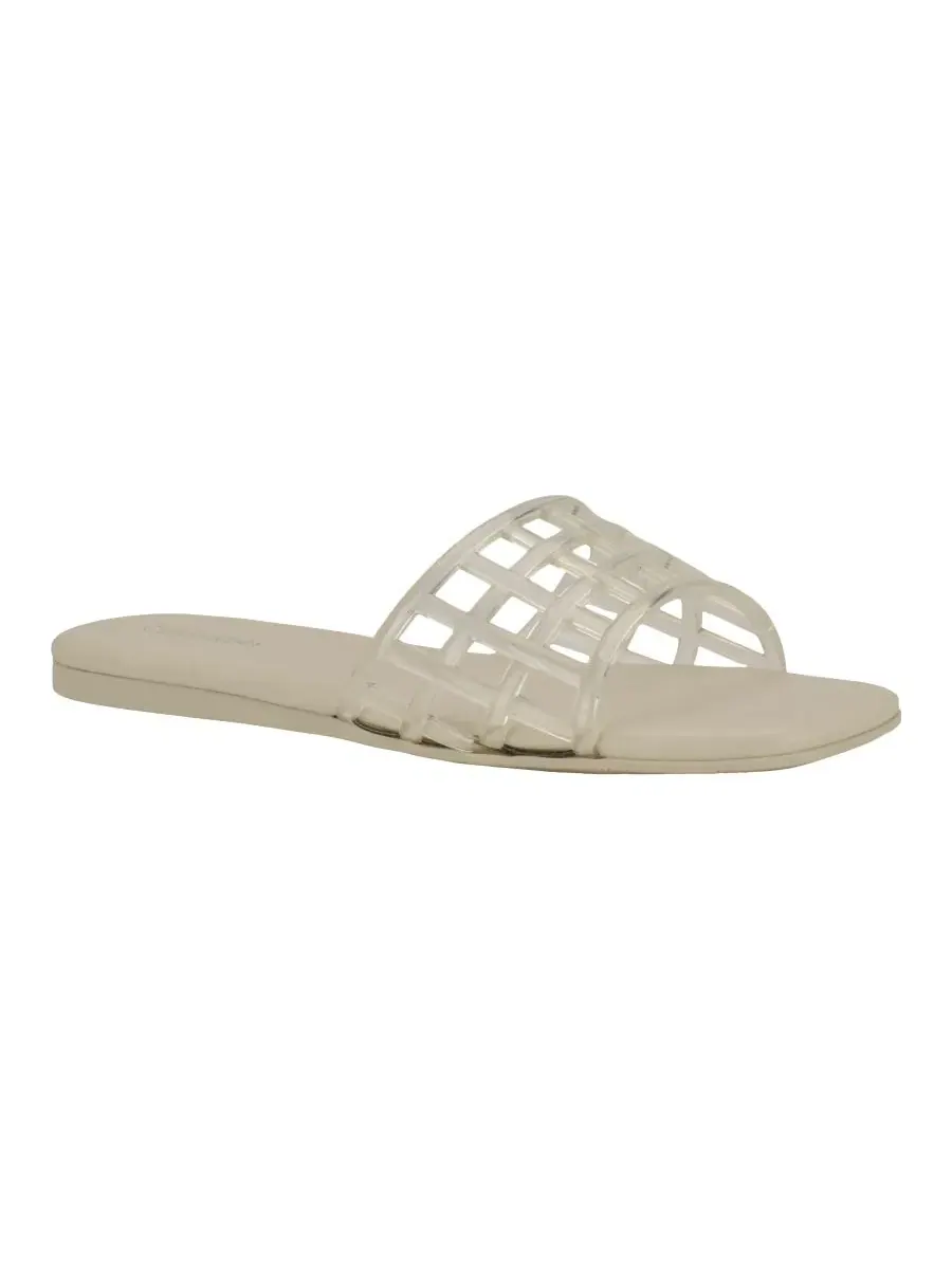Женские сандалии-шлепанцы Yelena Jelly Flat Slide Sandals Calvin Klein