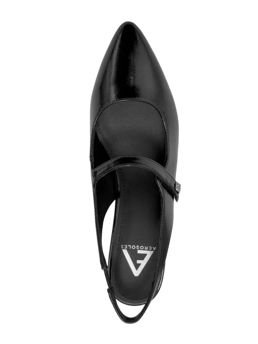 Женские туфли-лодочки Lyla с открытой пяткой Aerosoles — изображение 4 из 6, черный