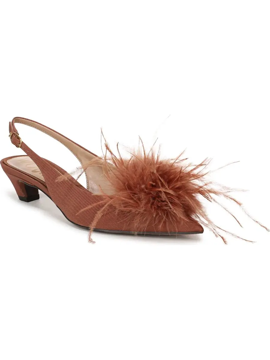 Туфли-лодочки с перьями Finch Feather Sam Edelman