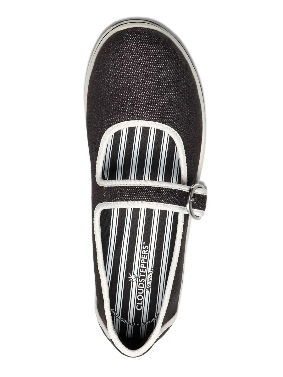 Балетки женские Clarks Breeze Janey, закругленный носок — изображение 4 из 6, черный