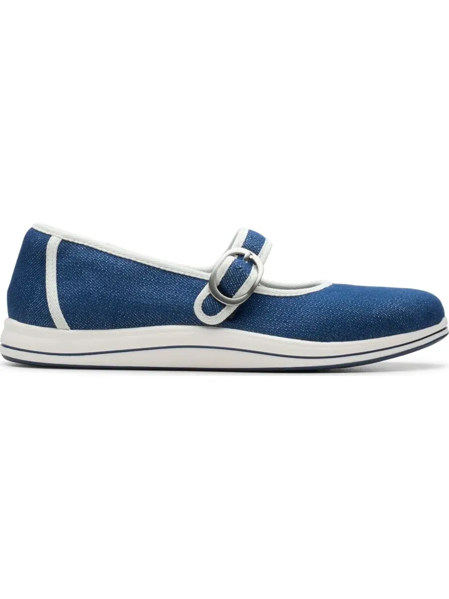Балетки женские Clarks Breeze Janey — изображение 2 из 6, темно-синий