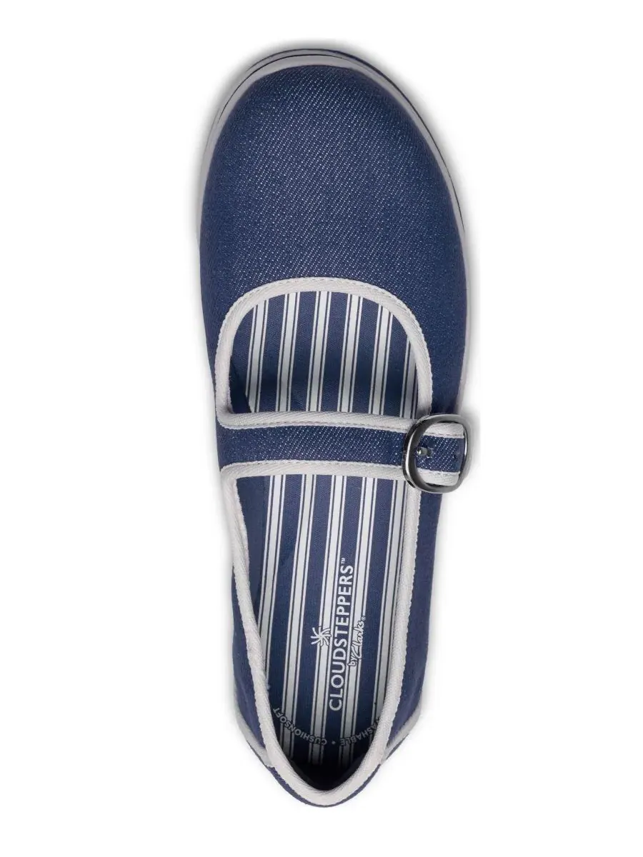 Балетки женские Clarks Breeze Janey — изображение 4 из 6, темно-синий