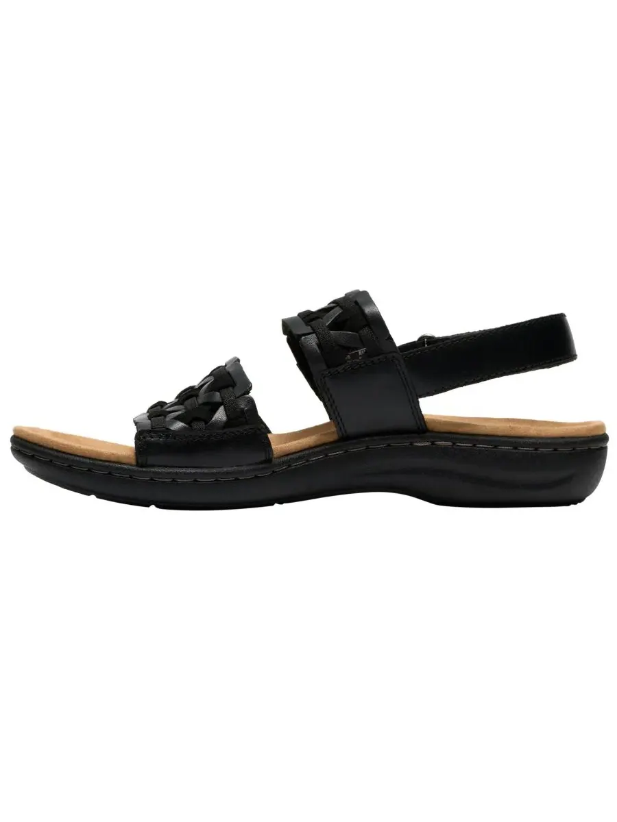 Сандалии Laurieann Lily с круглым носком Clarks — изображение 8 из 8, черный
