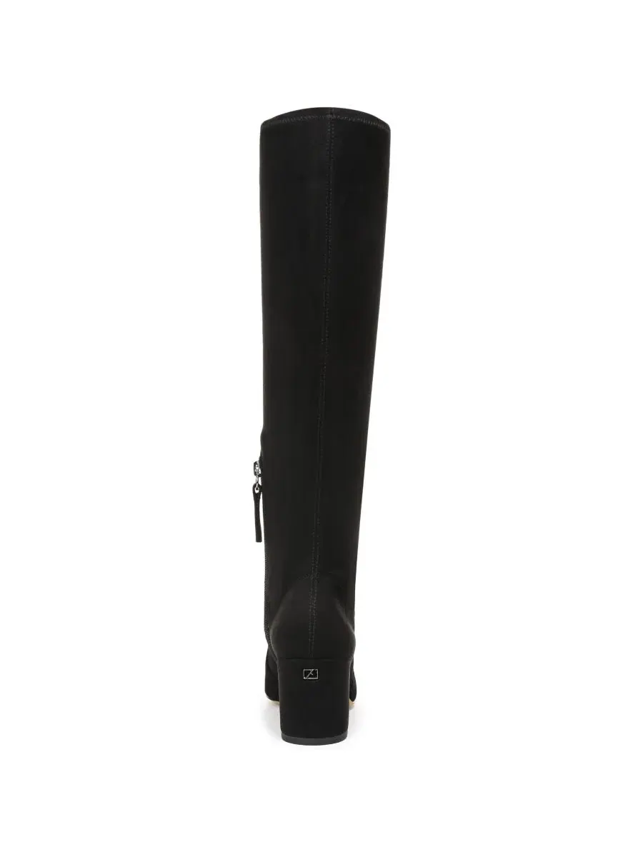 Ботинки с квадратным носком на каблуке, модель Blixa Square Toe Zip Tall Franco Sarto — изображение 3 из 5, черный