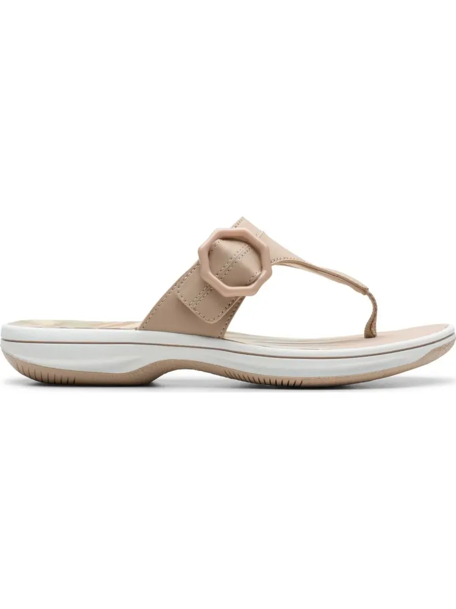 Шлепанцы женские Clarks Breeze Cove — изображение 2 из 6, бежевый