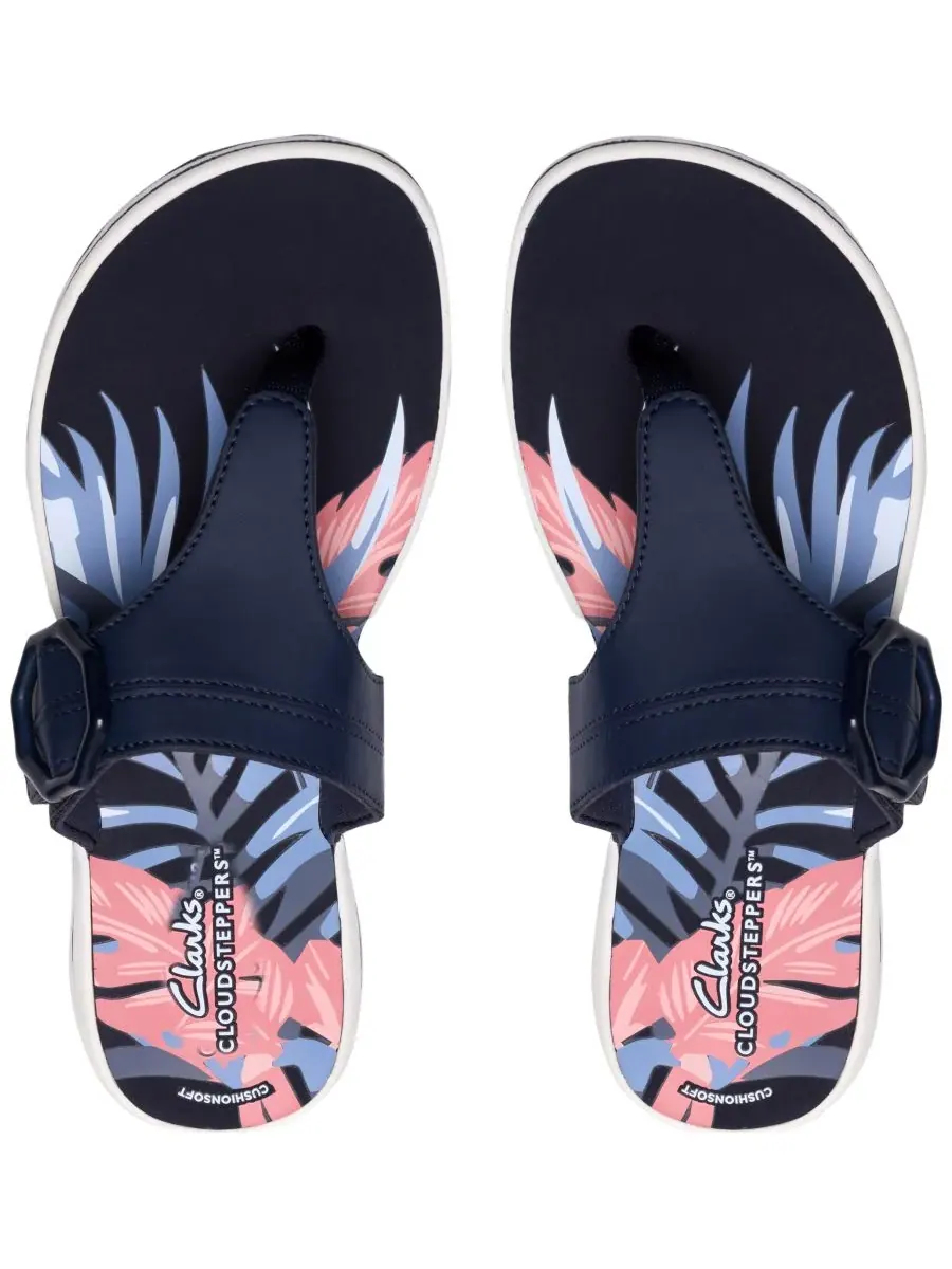 Шлепанцы женские Clarks Breeze Cove — изображение 4 из 6, синий