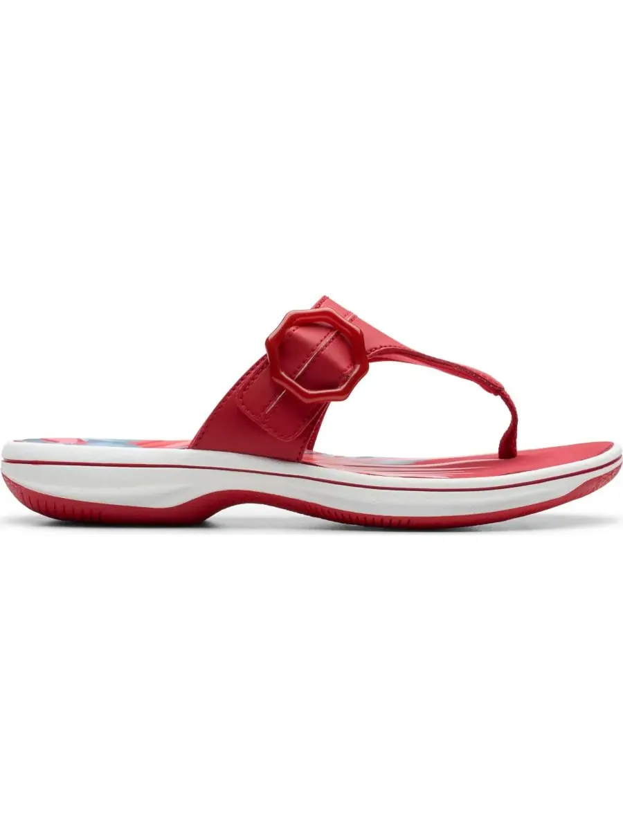 Шлепанцы женские Clarks Breeze Cove — изображение 2 из 6, красный