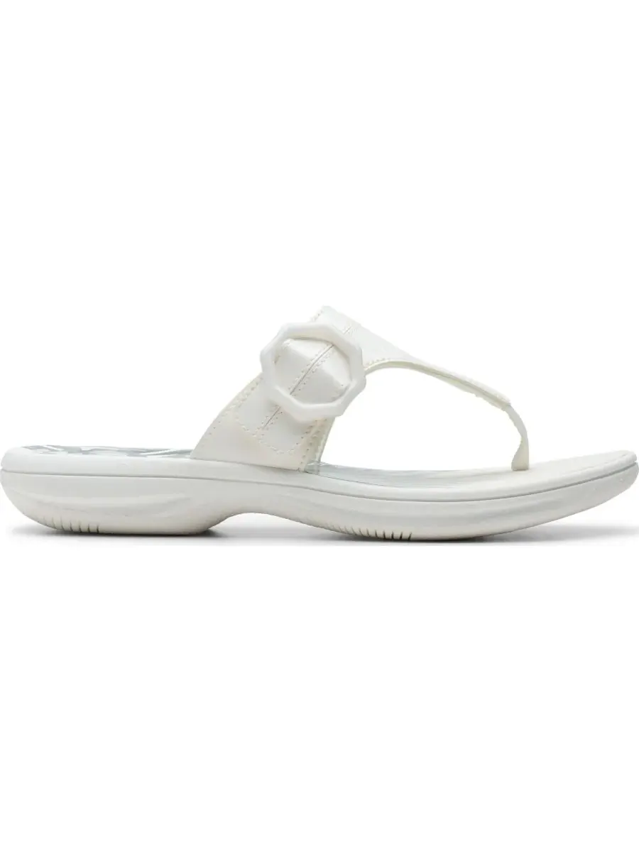 Шлепанцы женские Clarks Breeze Cove — изображение 2 из 6, белый