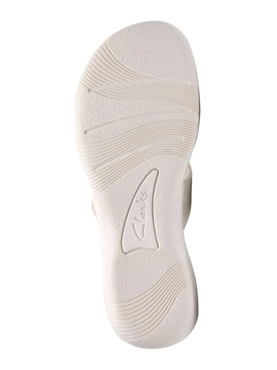 Шлепанцы женские Clarks Breeze Cove — изображение 5 из 6, белый