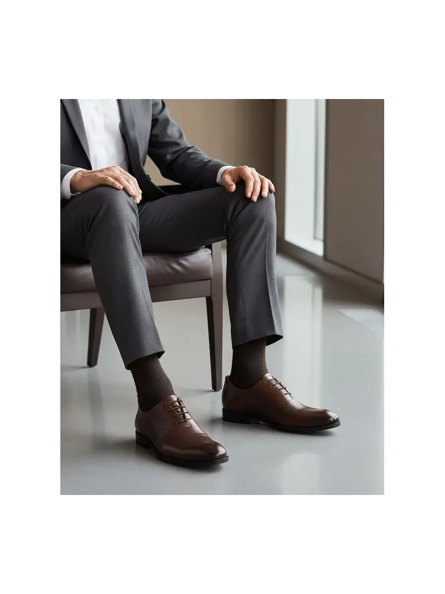 Перфорированные классические оксфорды East Road с технологией Hands-Free Slip On Marc Joseph New — изображение 3 из 6