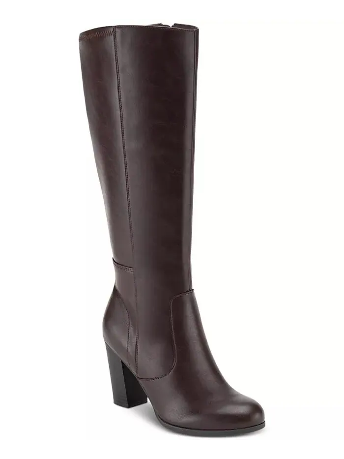 Женские сапоги Addyy Knee High Wide с голенищем Style & Co — изображение 1 из 5, шоколад