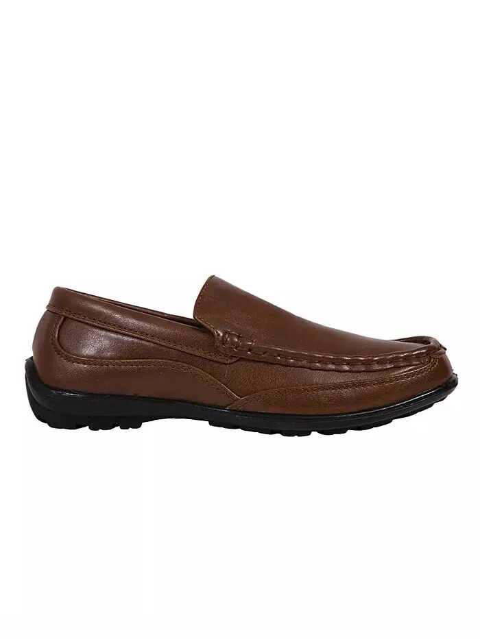 Туфли-лоферы Big Boys Booster Driving Moc Slip-On DEER STAGS — изображение 2 из 8, коричневый