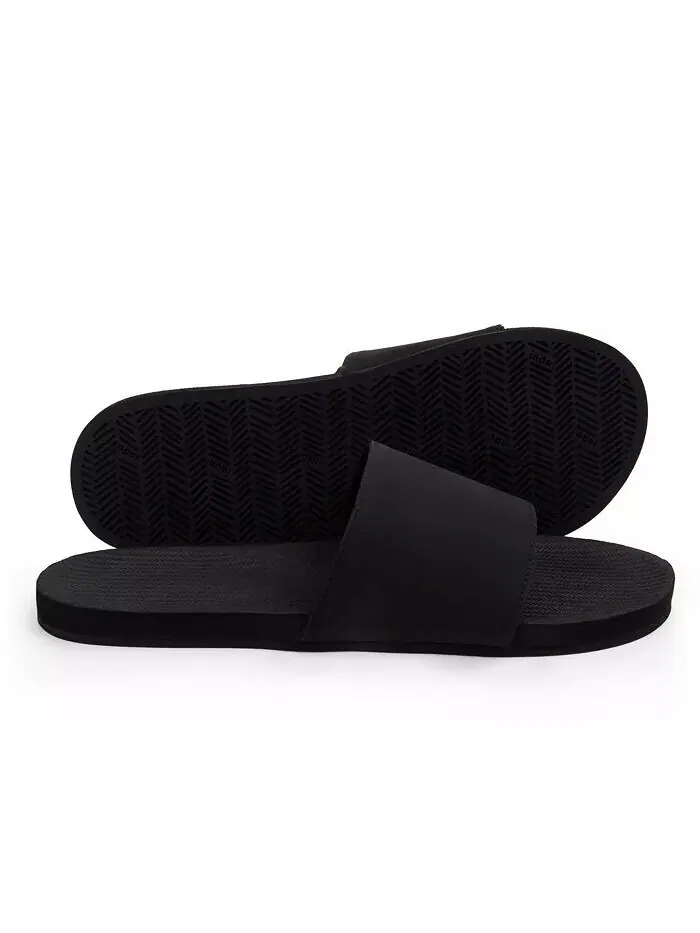 Мужские шлепанцы Indosole — изображение 2 из 3, черный