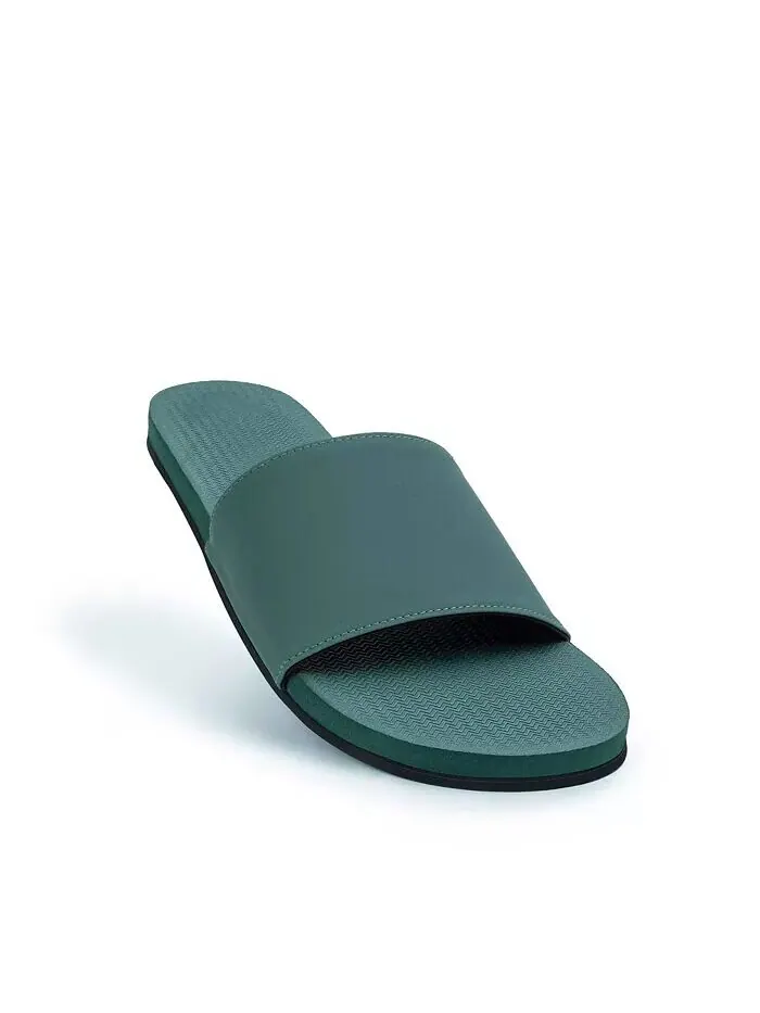 Мужские шлепанцы Indosole — зеленый