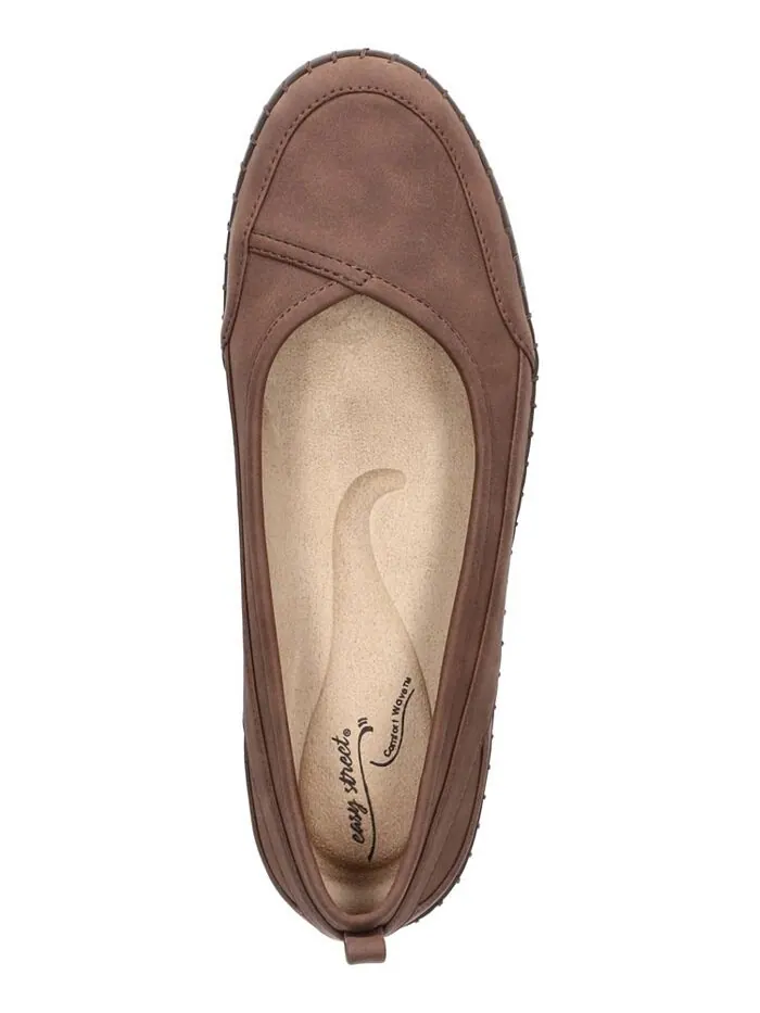 Женские балетки Poe Comfort Easy Street — изображение 4 из 7, коричневый