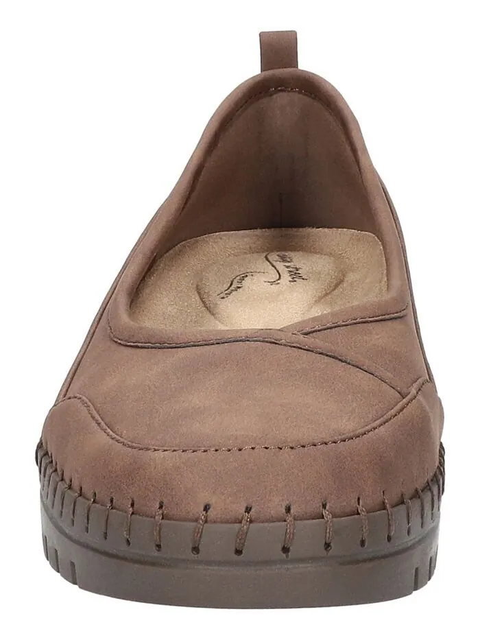 Женские балетки Poe Comfort Easy Street — изображение 7 из 7, коричневый
