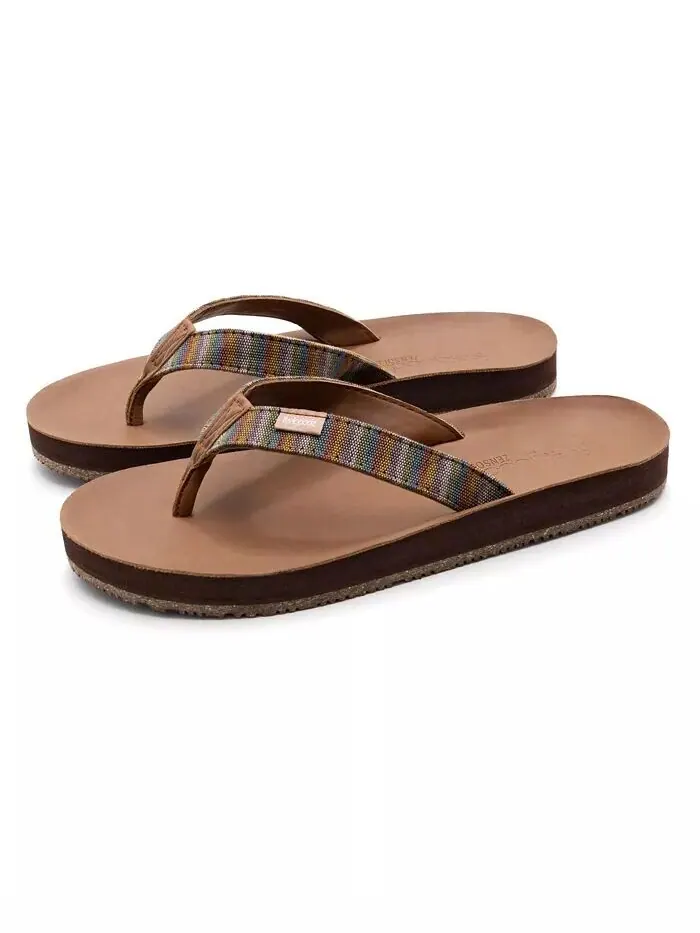 Женские шлепанцы Zensole с тонким плетеным ремешком Kinderz из искусственной кожи Feelgoodz — зеленый