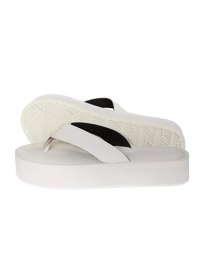 Женские шлепанцы на платформе Indosole — изображение 3 из 3, морская соль