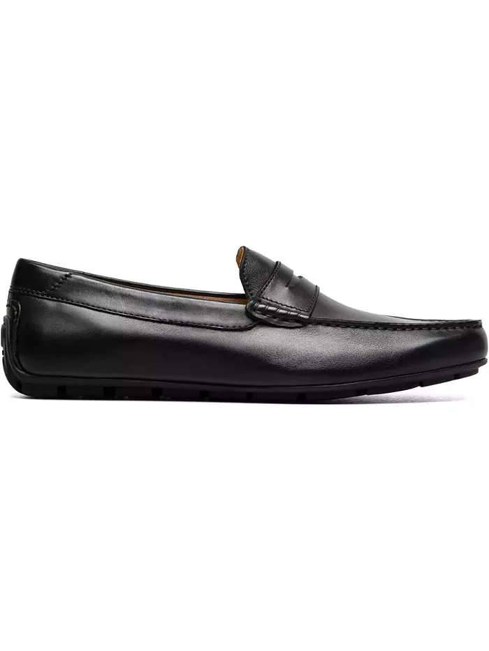 Мужские мокасины Motor Smooth с круглым мысом Penny Loafer Florsheim — изображение 3 из 7, черный