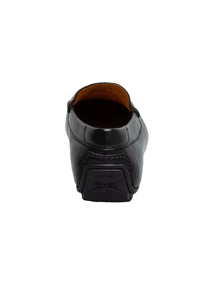 Мужские мокасины Motor Smooth с круглым мысом Penny Loafer Florsheim — изображение 4 из 7, черный