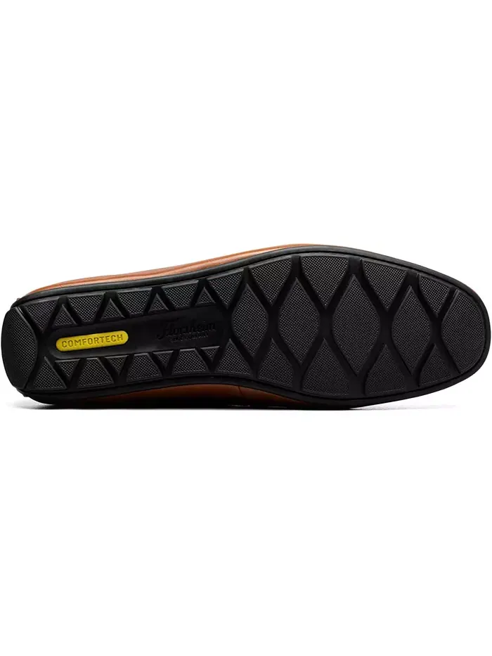 Мужские мокасины Motor Smooth с круглым мысом Penny Loafer Florsheim — изображение 7 из 7, коричневый