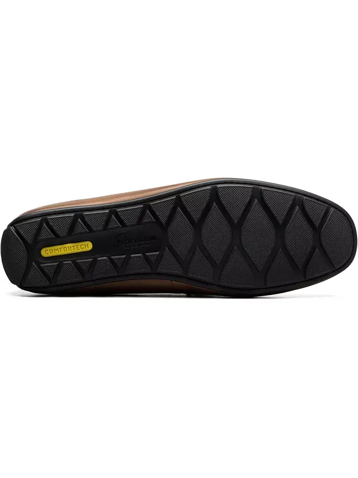 Мужские мокасины Motor Smooth с круглым мысом Penny Loafer Florsheim — изображение 7 из 7, коричневый