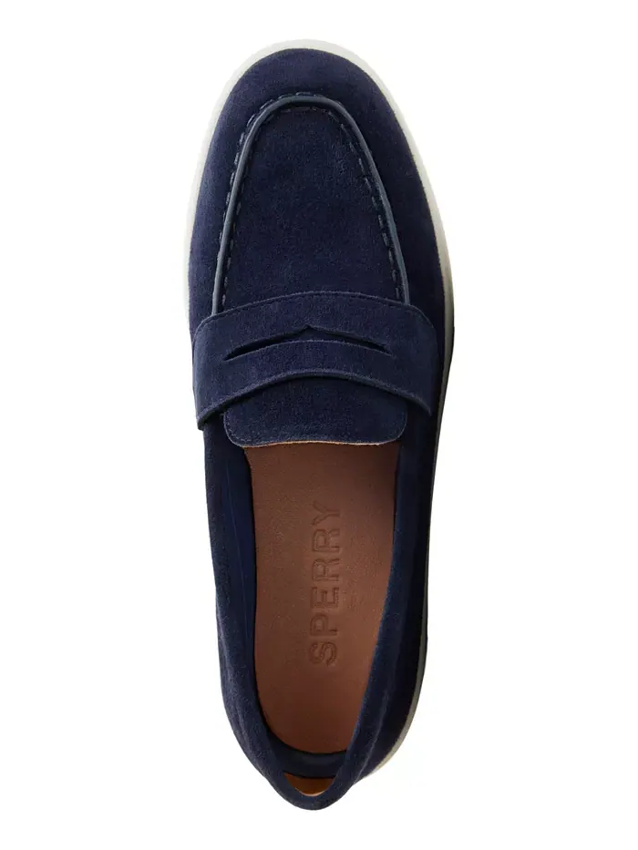Женские лоферы Penny Slip-On на клиновидной подошве Cupsole Sperry — изображение 4 из 5, темно-синий