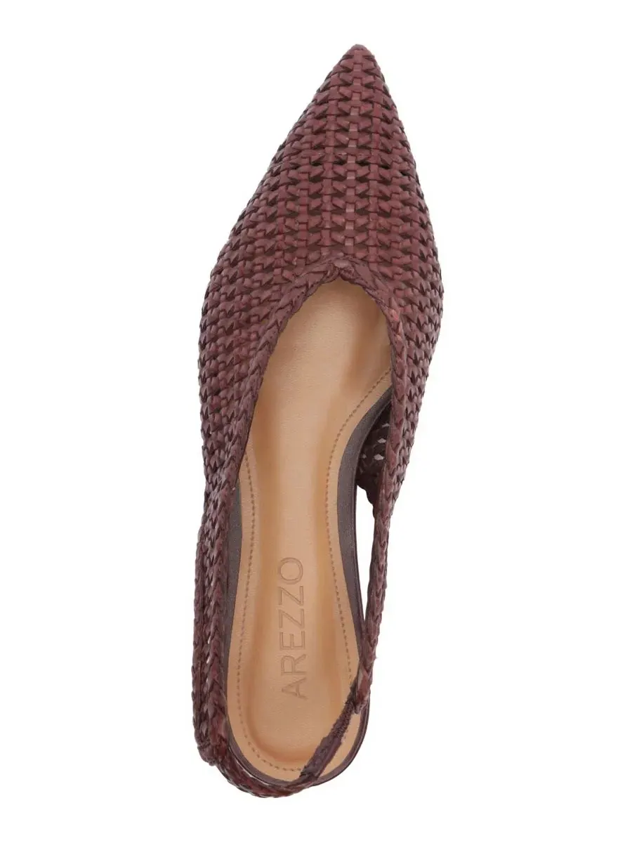 Женские балетки Arezzo — изображение 4 из 5, красный