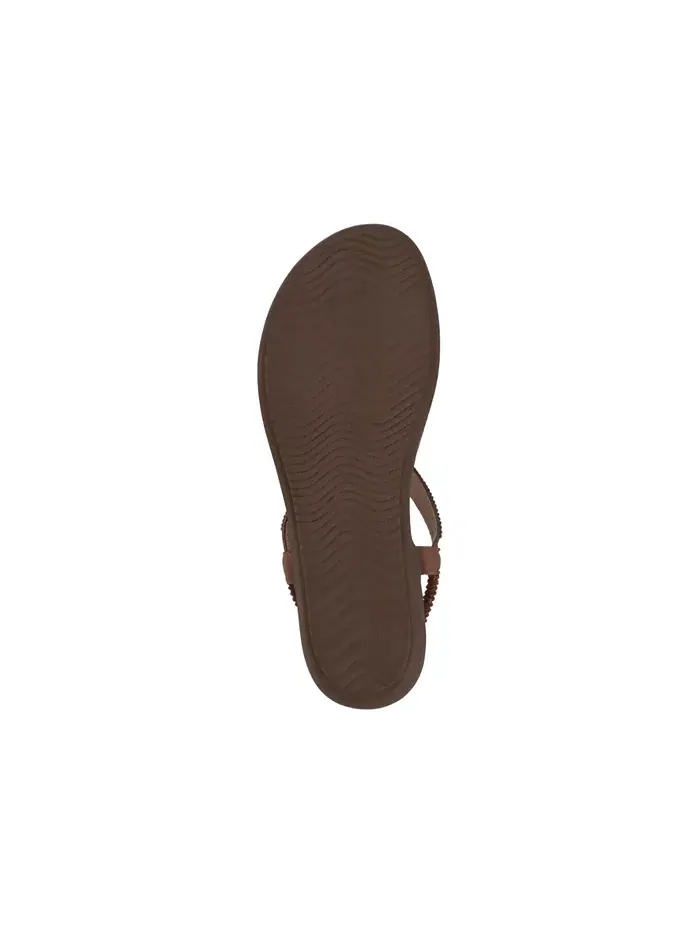 Женские плоские сандалии Lori с декором GC Shoes — изображение 5 из 5, золотистый