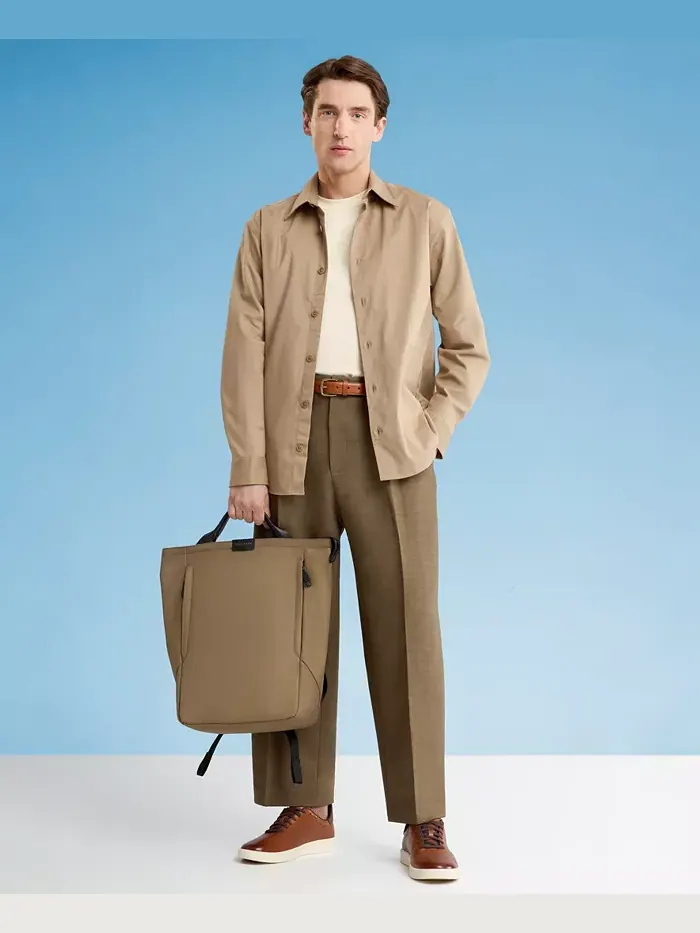 Мужские кроссовки Grand Crosscourt Daily Laser Cole Haan — изображение 11 из 11, бежевый