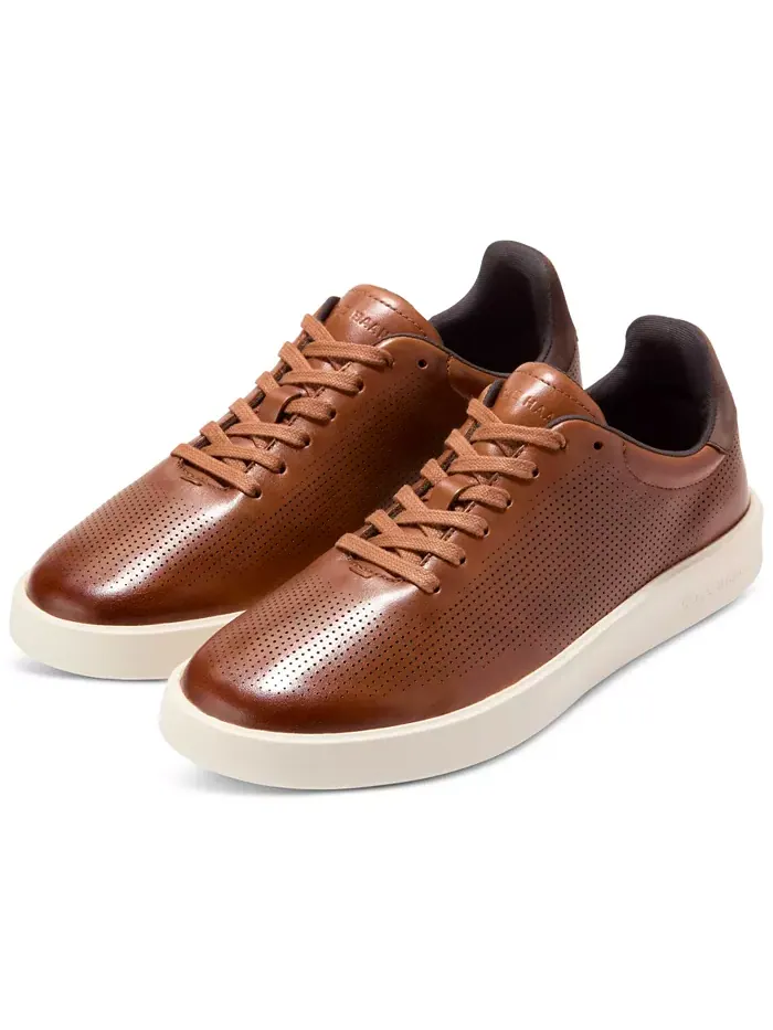 Мужские кроссовки Grand Crosscourt Daily Laser Cole Haan — изображение 9 из 11, бежевый