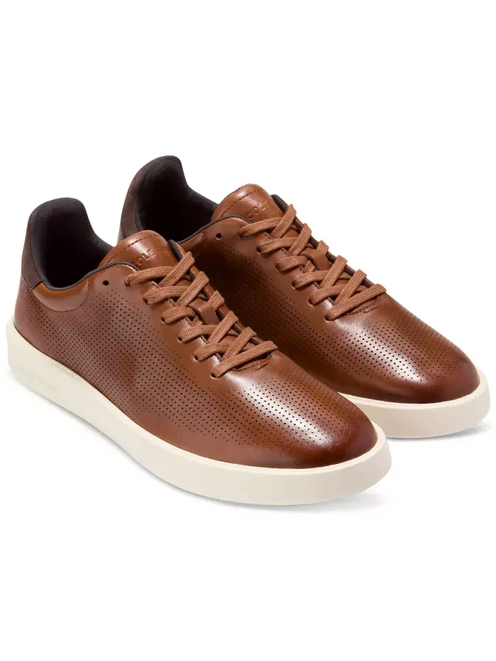 Мужские кроссовки Grand Crosscourt Daily Laser Cole Haan — изображение 10 из 11, бежевый