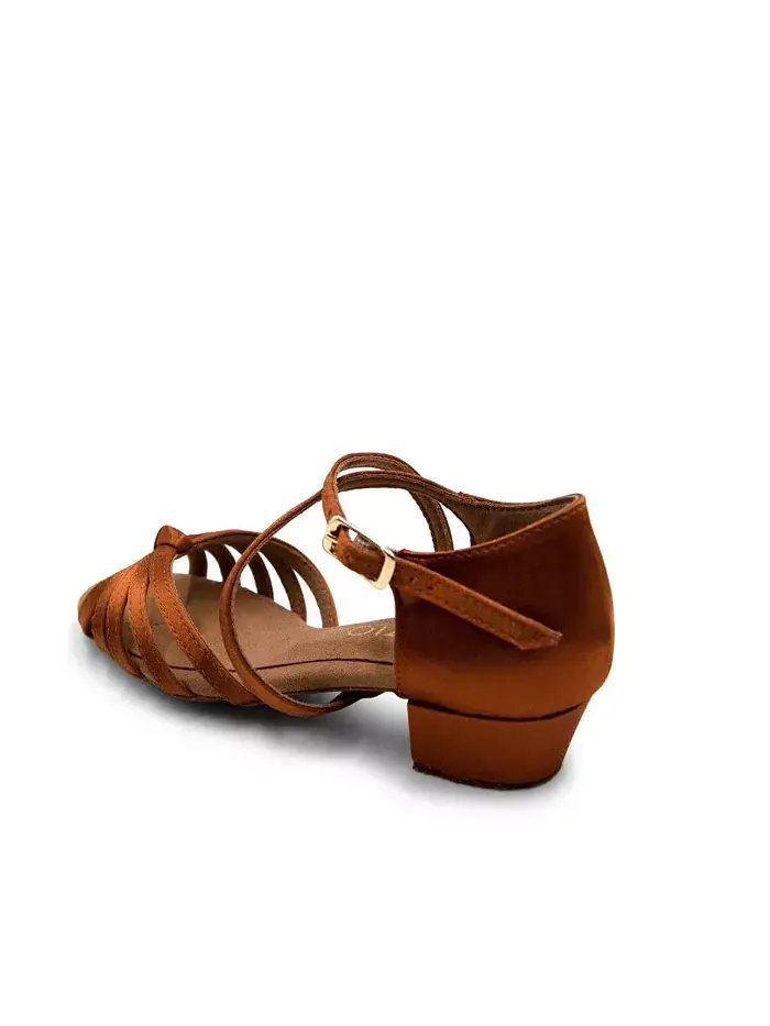 Туфли для бальных тапочек Valentina для девочек Capezio — изображение 4 из 5, корица