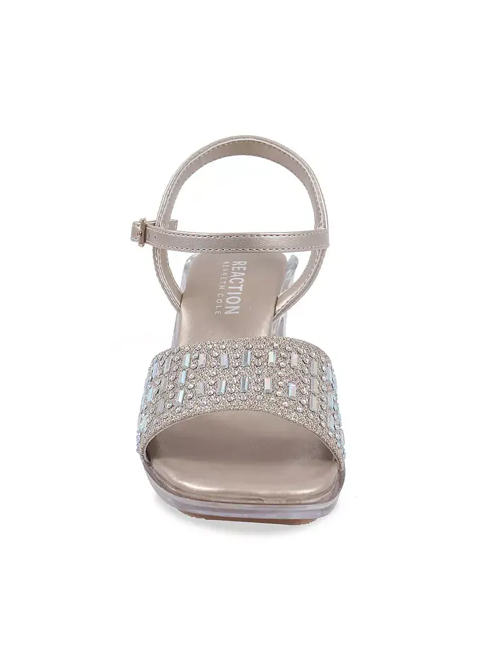 Туфли на каблуке Cinderella Shine с заостренным носком для девочек и подростков Kenneth Cole — изображение 3 из 7, золото