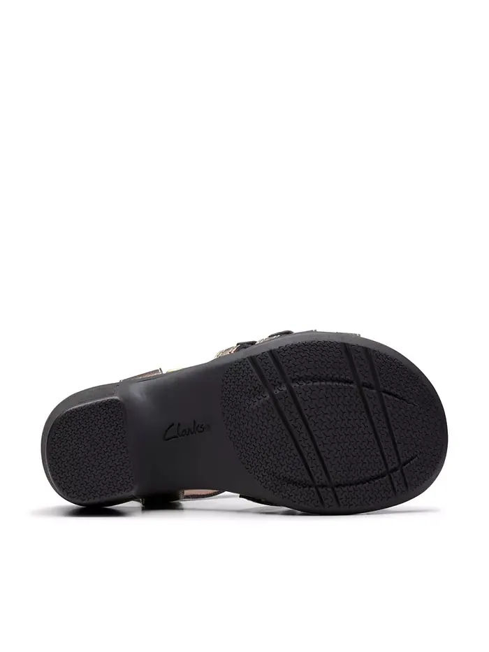 Экю "Emily2 Rose" босоножки на устойчивом каблуке из кожи Clarks — изображение 5 из 7, золотистый