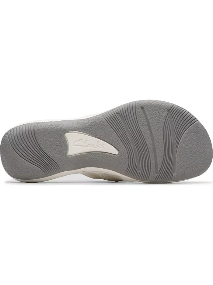 Женские шлепанцы Cloudsteppers Breeze Opal Clarks — изображение 4 из 8, белый