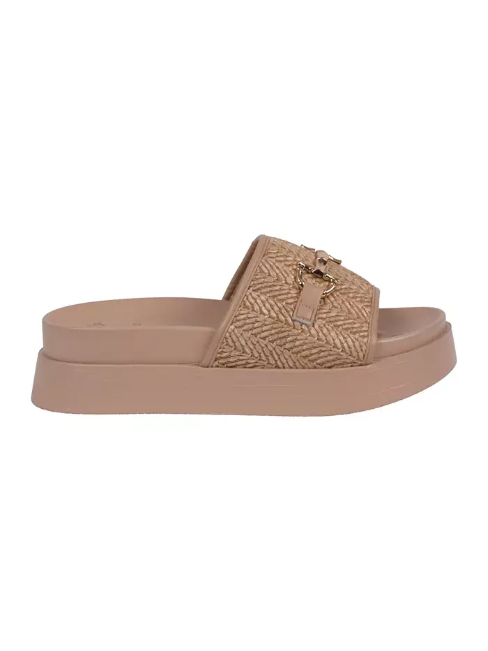Женские сандалии на платформе-клин Sari Woven GC Shoes — изображение 2 из 5, прозрачный