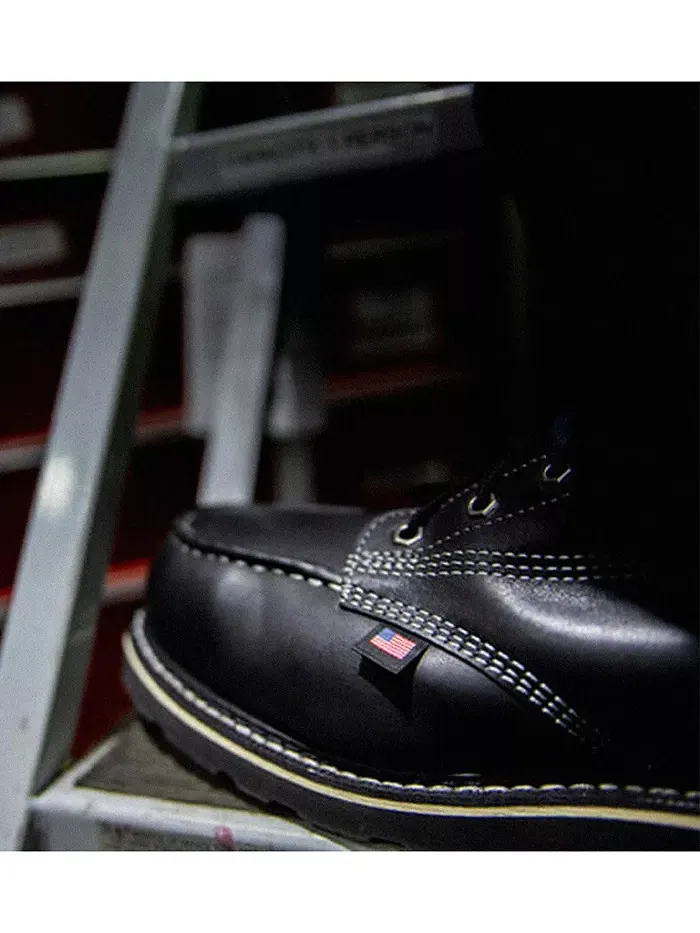 Мужские рабочие ботинки American Heritage Midnight 6" Black Moc Toe Thorogood — изображение 5 из 6, черный