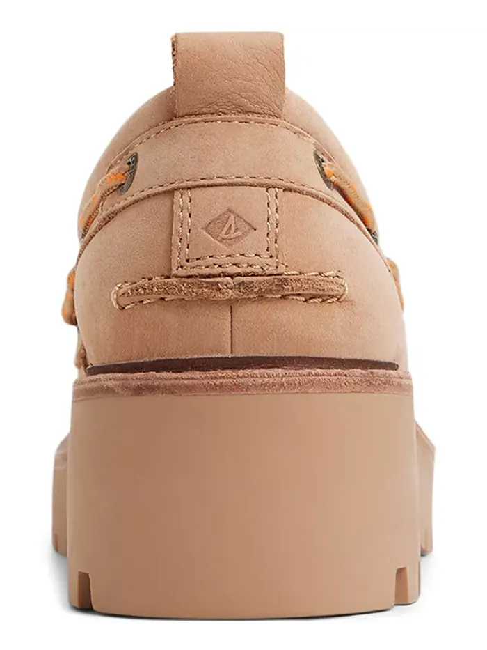 Женские лодочные туфли Authentic Original 2-Eye Lug Boat Shoe Sperry — изображение 3 из 5, бежевый